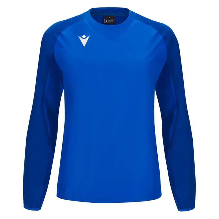 Macron Denali Round Neck Wind Breaker in blue