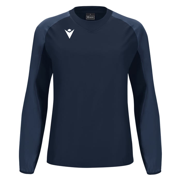 Macron Denali Round Neck Wind Breaker in navy