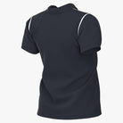 back of Nike Dri-FIT Park 20 Polo Short Sleeve Womens in obsidian