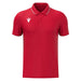 Macron Draco Hero Short Sleeve Polo Shirt in red