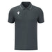 Macron Draco Hero Short Sleeve Polo Shirt in grey