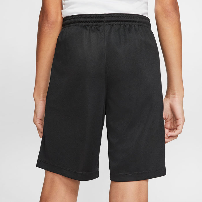 back of Nike Dri-fit Park III Short Black-White