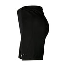 side of Nike Dri-fit Park III Short Black-White