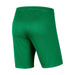 back of Nike Dri-fit Park III Short in pine green