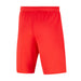 back of Nike Dri-fit Park III Short in bright crimson