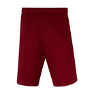 back of Nike Dri-fit Park III Short in team red