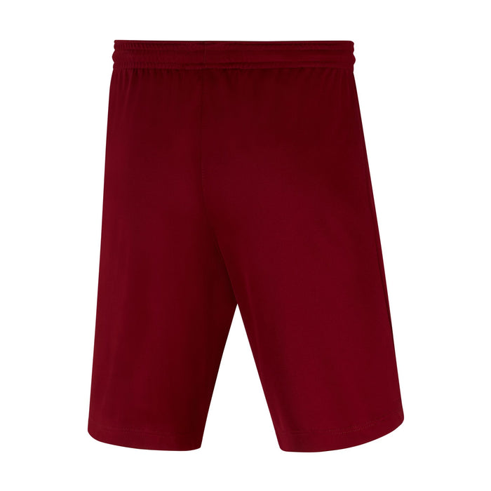 back of Nike Dri-fit Park III Short in team red