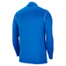 back of Nike Park 20 Knit Track Jacket in University Blue/White
