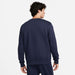 back of Nike Park 20 Crew in Obsidian