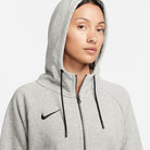 Nike Park 20 Full Zip Hoodie Womens in DK Grey Heather/Black