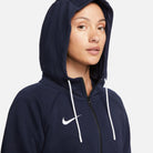 Nike Park 20 Full Zip Hoodie Womens in Obsidian/White