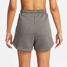 back of Nike Park 20 Short Womens in charcoal heathr
