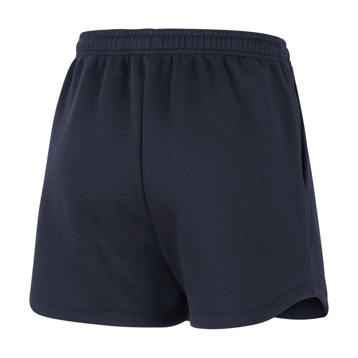 back of Nike Park 20 Short Womens in obsidian