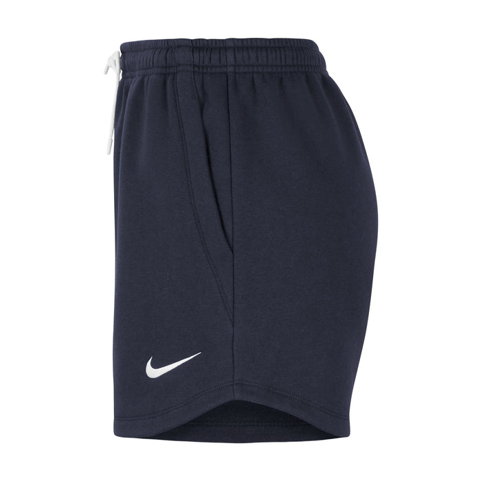 side of Nike Park 20 Short Womens in obsidian