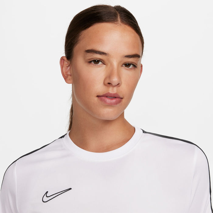 Nike Dri FIT Academy 23 Womens Short Sleeve Shirt in White