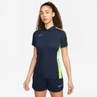 Nike Dri FIT Academy 23 Women's Short Sleeve Polo in Obsidian/Volt