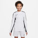 Nike Dri FIT Academy 23 1/4 Zip White and Black Drill Top with white nike shorts