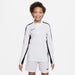 Nike Dri FIT Academy 23 1/4 Zip White and Black Drill Top with white nike shorts
