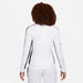 Back of Nike Dri FIT Academy 23 Women's Knit Track Jacket in White/Black