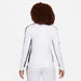 Back of Nike Dri FIT Academy 23 Women's Knit Track Jacket in White/Black