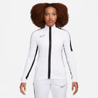 Nike Dri FIT Academy 23 Women's Knit Track Jacket in White/Black