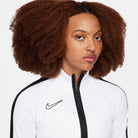 Nike Dri FIT Academy 23 Women's Knit Track Jacket in White/Black