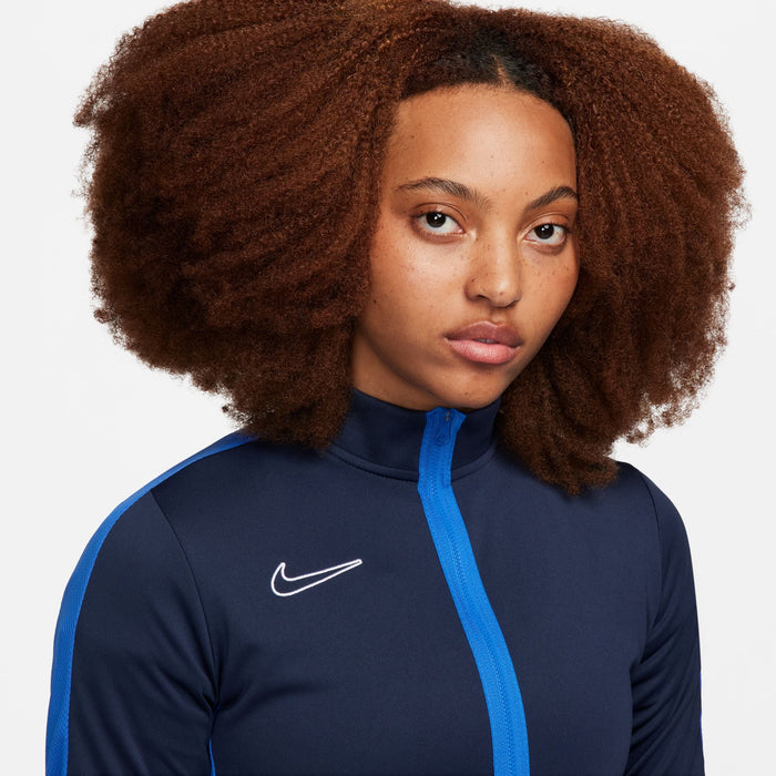 Nike Dri FIT Academy 23 Women's Knit Track Jacket in obsidian/royal blue