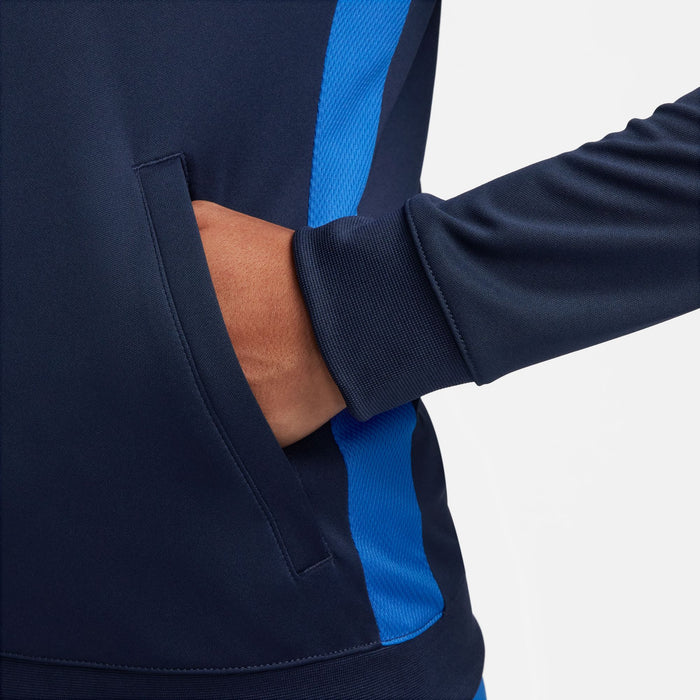 Nike Dri FIT Academy 23 Women's Knit Track Jacket in obsidian/royal blue