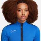 Nike Dri FIT Academy 23 Women's Knit Track Jacket in royal blue