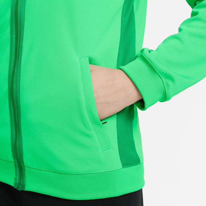 Nike Dri FIT Academy 23 Knit Track Jacket in Lucky Green/Green Spark