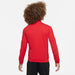 Back of Nike Dri FIT Academy 23 Knit Track Jacket in University Red/Gym Red