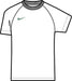 Nike Dri-Fit Park VIII Short Sleeve Shirt in white/pine green