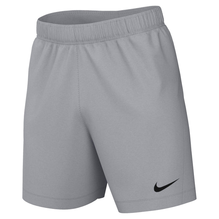 Nike Dri-Fit Park III Woven Shorts in wolf grey/white