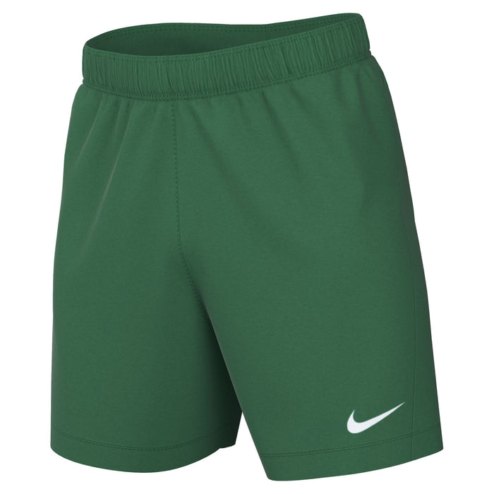 Nike Dri-Fit Park III Woven Shorts in pine green