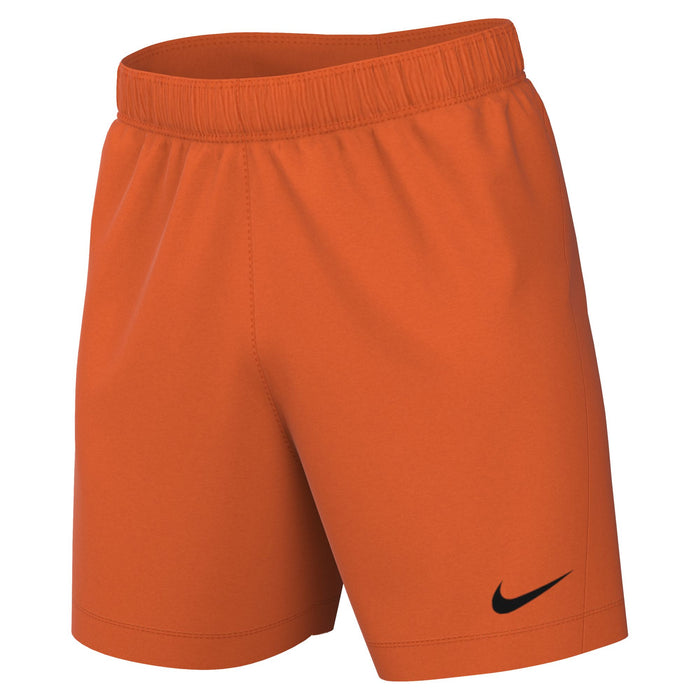 Nike Dri-Fit Park III Woven Shorts in safety orange