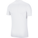 back of Nike Dri-FIT Park VII Shirt Short Sleeve in white/black