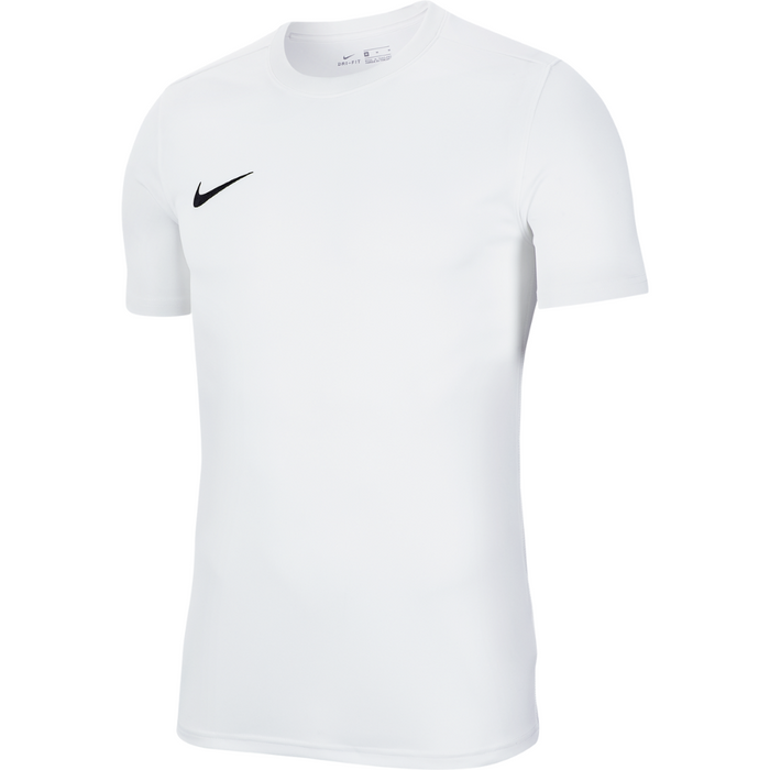Nike Dri-FIT Park VII Shirt Short Sleeve in white/black