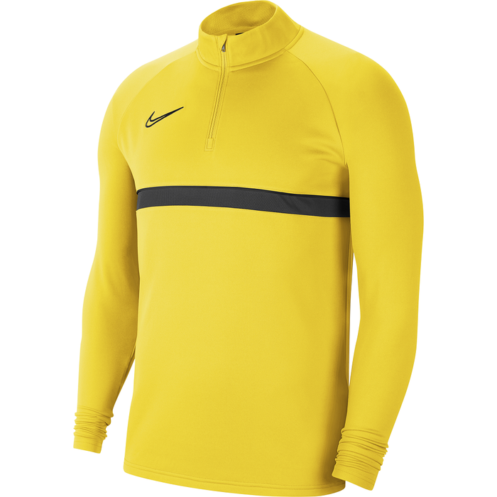 Nike Academy 21 1/4 Zip Drill Top in Tour Yellow/Black