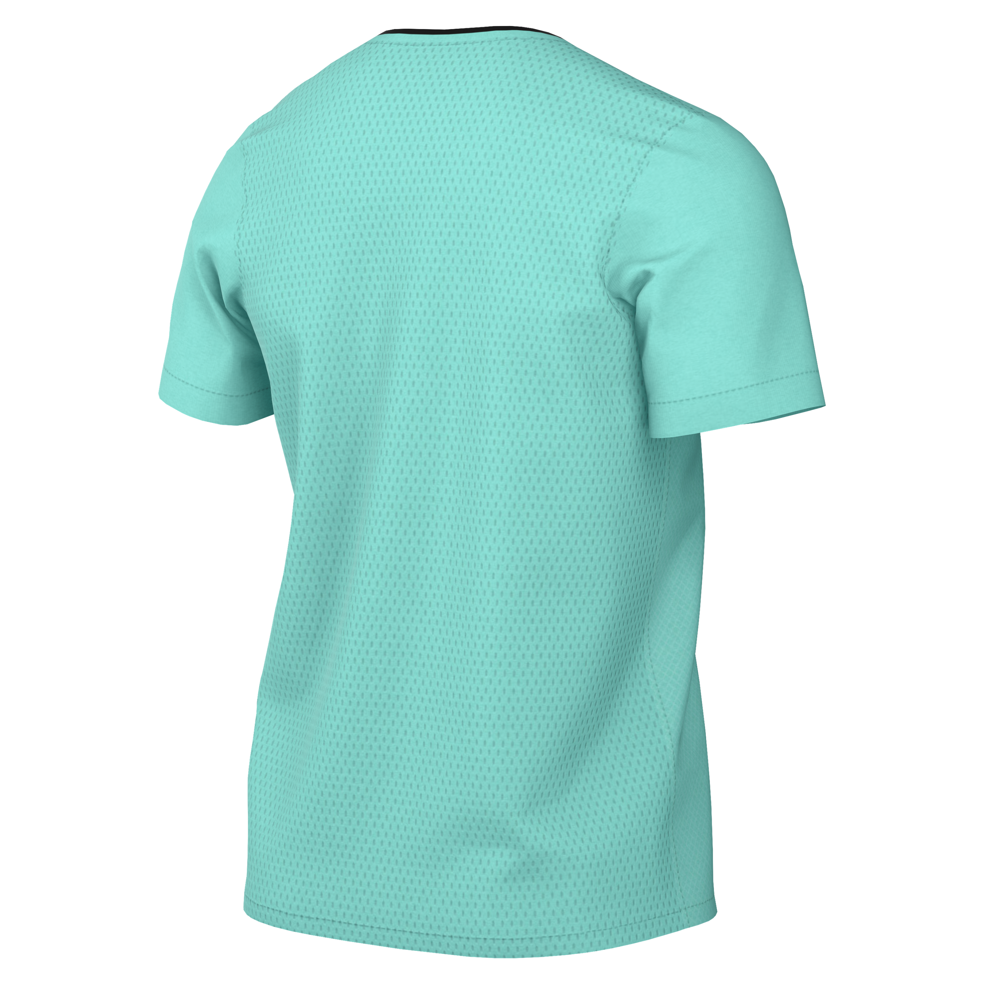 back of Nike Dri-Fit Referee II Jersey Short Sleeve in hyper turq