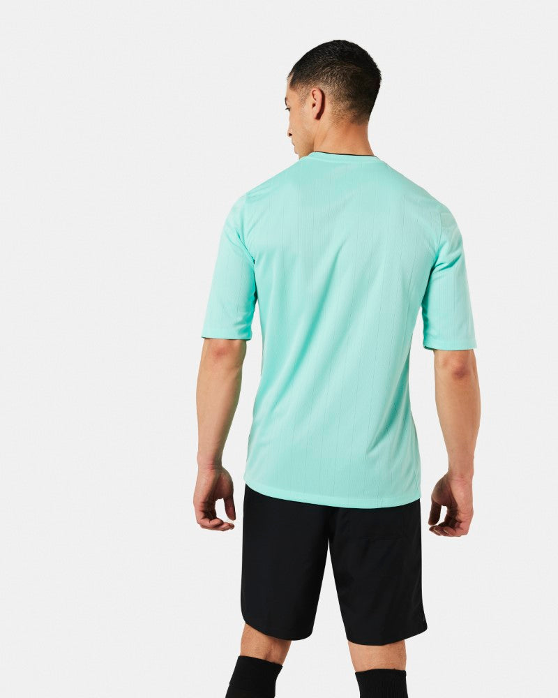 back of Nike Dri-Fit Referee II Jersey Short Sleeve in hyper turq