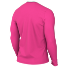 back of Nike Dri-Fit Referee II Jersey Long Sleeve in hyper pink