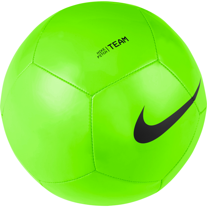 Nike Pitch Team Football in Electric Green/Black