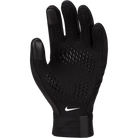 back of Nike Therma-Fit Academy Football Gloves in black