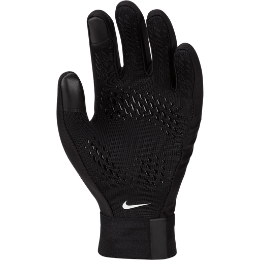 back of Nike Therma-Fit Academy Football Gloves in black