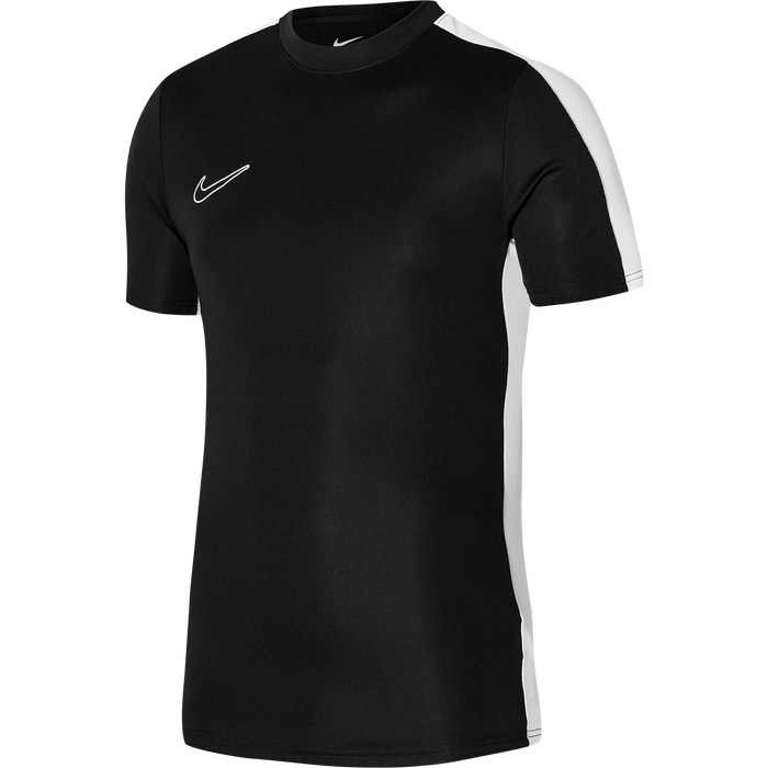 Nike Dri FIT Short Sleeve Shirt in Black/White/White