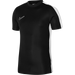 Nike Dri FIT Short Sleeve Shirt in Black/White/White