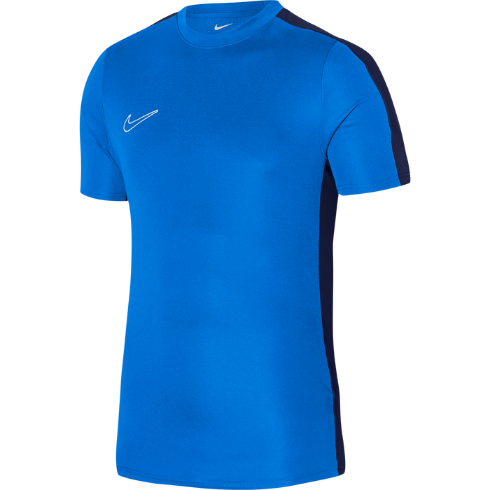 Nike Dri FIT Short Sleeve Shirt in Royal Blue/Obsidian/White