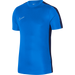 Nike Dri FIT Short Sleeve Shirt in Royal Blue/Obsidian/White