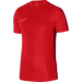 Nike Dri FIT Short Sleeve Shirt in University Red/Gym Red/White