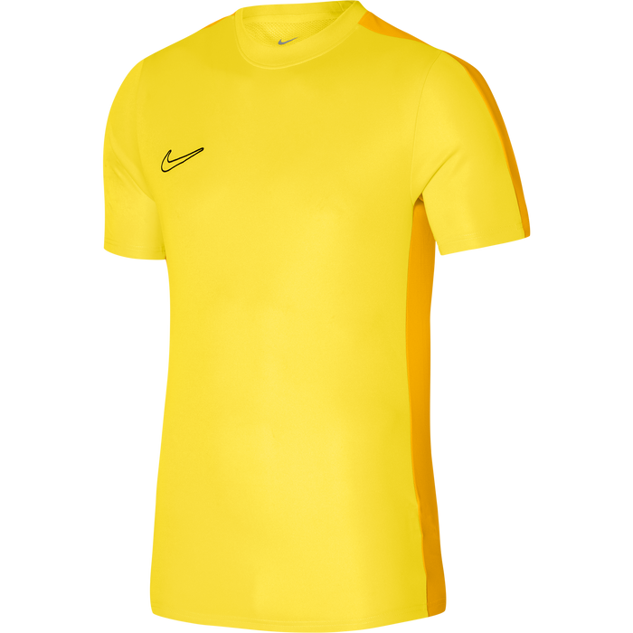 Nike Dri FIT Short Sleeve Shirt in Tour Yellow/University Gold